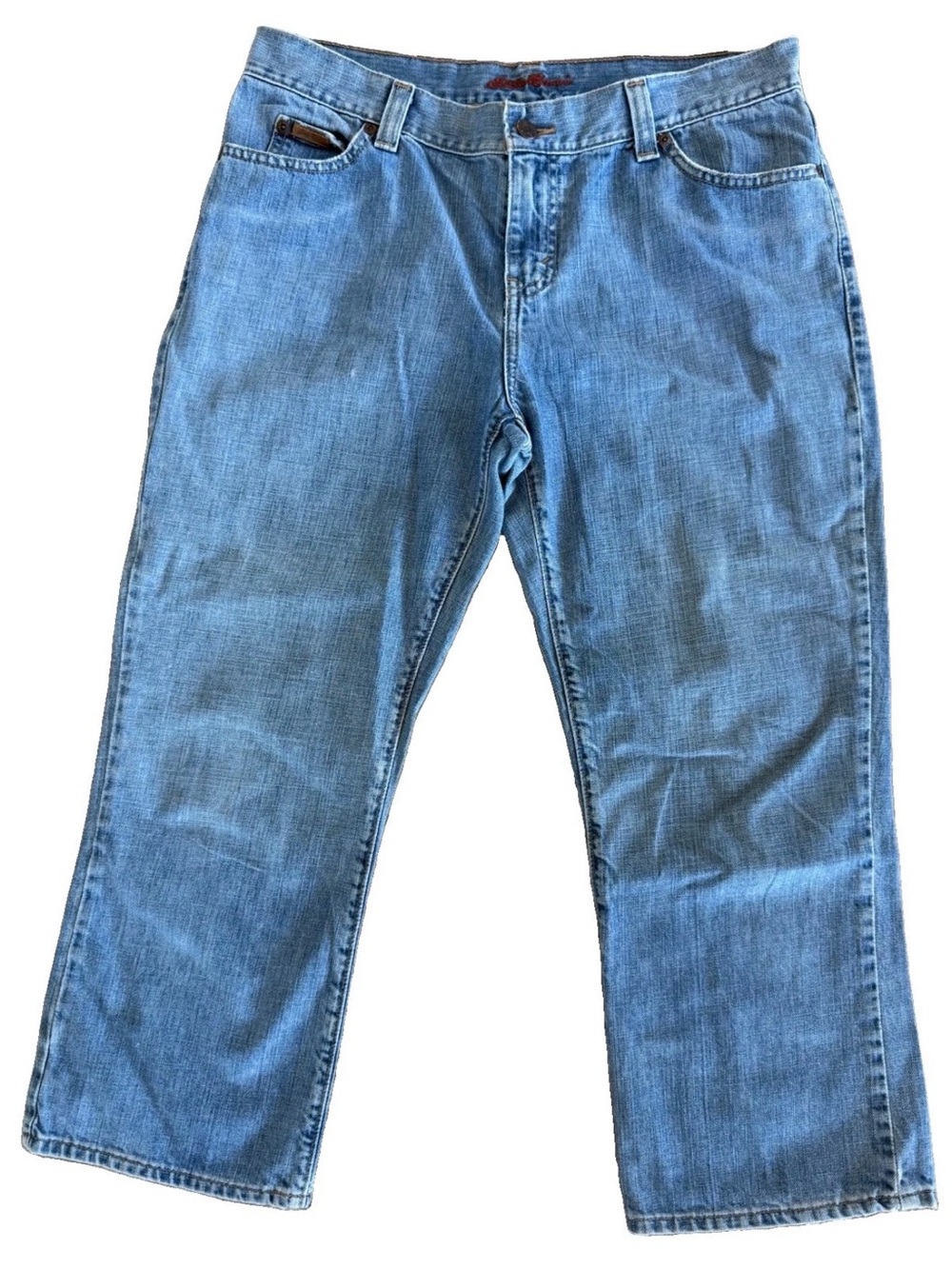 Eddie Bauer Women’s Capri Jeans | Size 10R | 100% Cotton | Medium Blue
